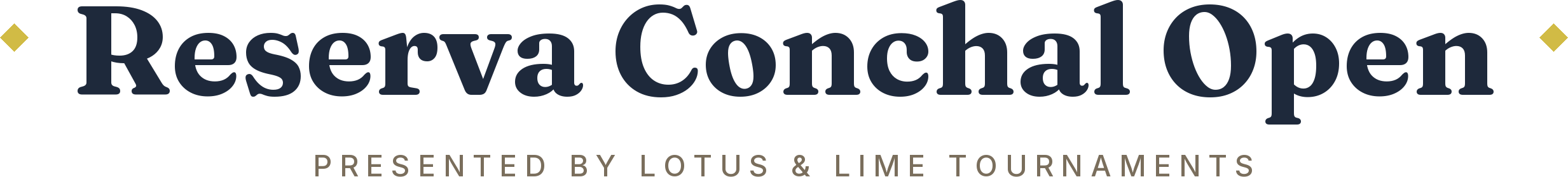 Reserva Conchal Open, presented by Lotus & Lime Tournaments